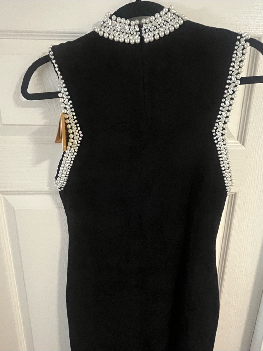 Sandro Black Beaded Dress - Picture 7 of 7